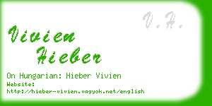 vivien hieber business card